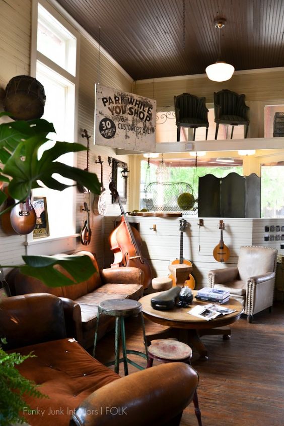 gathering new home inspiration from franklin tennessee, doors, home decor, Hanging instruments on the wall doesn t have to just be for musicians this is a really cool look