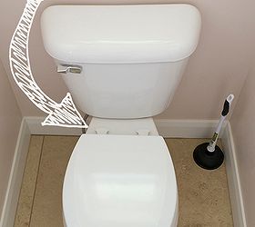 how to clean the toilet ledge, bathroom ideas, cleaning tips