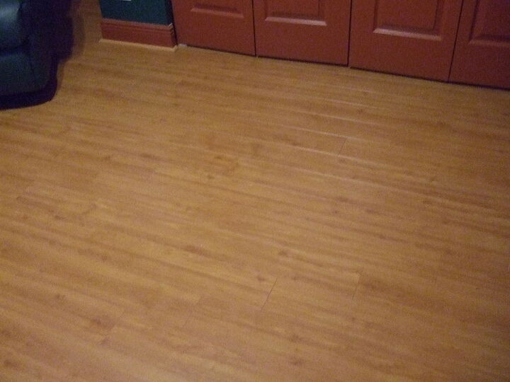 laying down a new office floor, entering flooring into closet area under murphey style bed