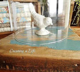 rustic box to rustic spring decor, crafts, repurposing upcycling, gets a new life
