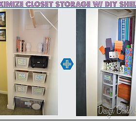 7 simple steps to create cheap easy built in closet storage, cleaning tips, closet, diy, shelving ideas, storage ideas, Each side of the closet got a different treatment based on the items that I needed to store but the installation of the shelves was exactly the same and the result was perfect storage The best part I didn t spend a dime