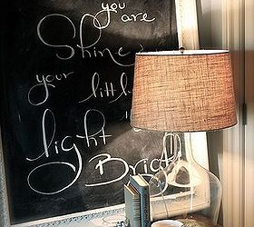 diy glass bottle lamp pottery barn knock off, diy, home decor, how to, lighting