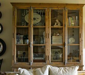 little cottage on the pond home tour, home decor, Living room cabinet