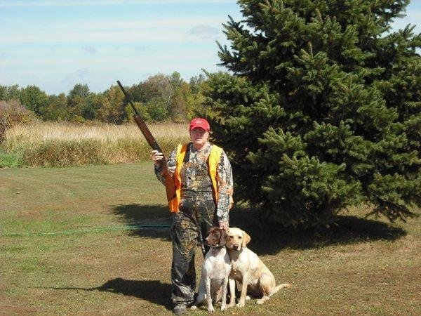hunting pheasants with my scott and pups, outdoor living, Here I am with my pups pheasant hunting at a lodge hope u enjoy all these mayb later I will post my turkey hunting pics hee hee