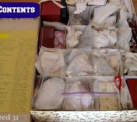 how to pack decorations, cleaning tips, seasonal holiday decor, Keep a list of the contents of boxes and bins