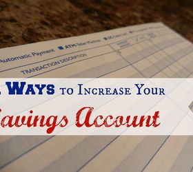 How to Increase Your Savings Account