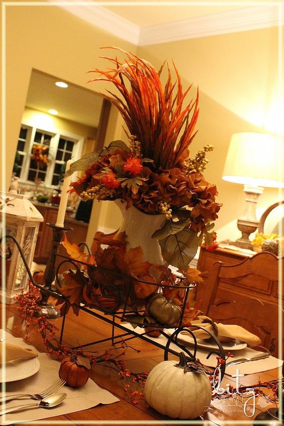 dining room makeover, dining room ideas, home decor, seasonal holiday decor, thanksgiving decorations, New fall arrangements that fit in nicely with the new color scheme
