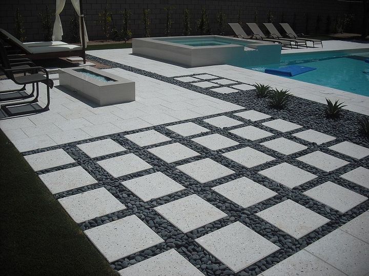 choose artistic paver for your next project, concrete masonry, decks, pool designs, Paver Shellock Color Ivory