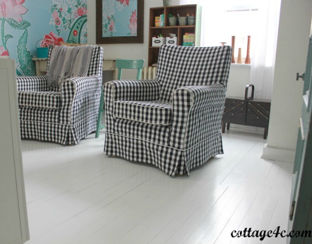 Painted White Wood Floors Hometalk Painted White Wood Floors Flooring Painting