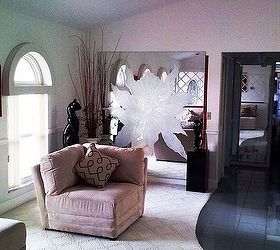 Living room Etched Glass Mirror