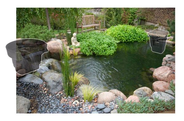 the secret to a low maintenance healthy pond, ponds water features, 1 Filtration A biological filter and a mechanical skimmer work together to filter your pond s water and keep it clean