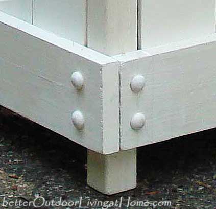 how to make a planter box cap cod style, gardening, patio, woodworking projects