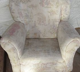 a child s rocker gets a facelift, painted furniture, reupholster