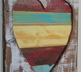 reclaimed wood heart art, crafts, home decor, repurposing upcycling, seasonal holiday decor, woodworking projects