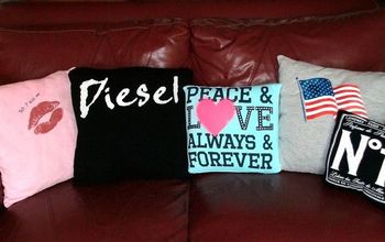 Re-purpose T.Shirts Into Funky Cushion Covers!