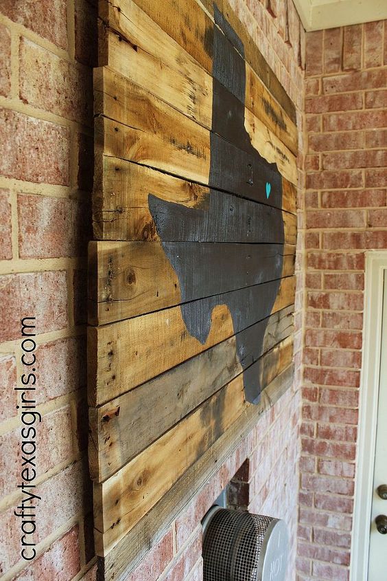 pallet art texas sized, crafts, pallet, repurposing upcycling