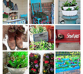 my top five junk garden posts of 2013, flowers, gardening, repurposing upcycling, Number one junk garden post my Hometalk Garden Junk clipboard Follow along