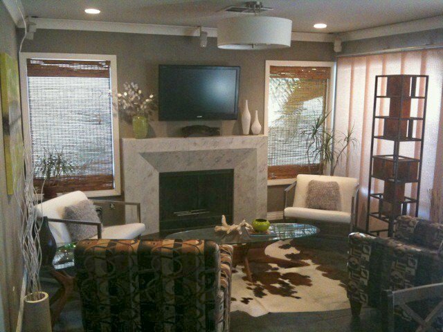 our family room remodel done in conjunction with the kitchen remodel posted, flooring, home improvement, home maintenance repairs, kitchen design, kitchen island, living room ideas, tile flooring, wall decor, woodworking projects, The finished product Everything done by us including the artwork