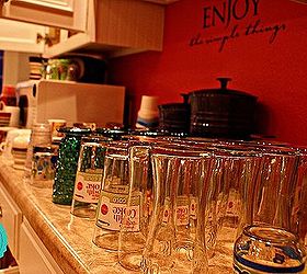 glasses and cups and coffee cups oh my, cleaning tips, kitchen cabinets, A counter top FULL of cups and glasses