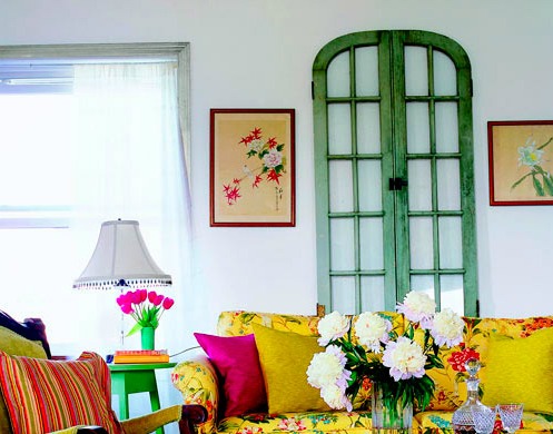 ways to use salvaged windows, home decor, living room ideas, repurposing upcycling, From Better Homes and Gardens