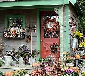a potting shed happy harvest, gardening, seasonal holiday d cor
