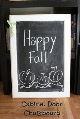 chalkboard from cabinet door, chalkboard paint, crafts, repurposing upcycling