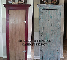 Country to Coastal Cupboard Re-do Tutorial