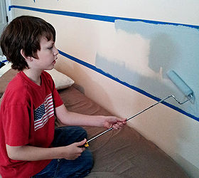 a quick tip for painting wall stripes, painting