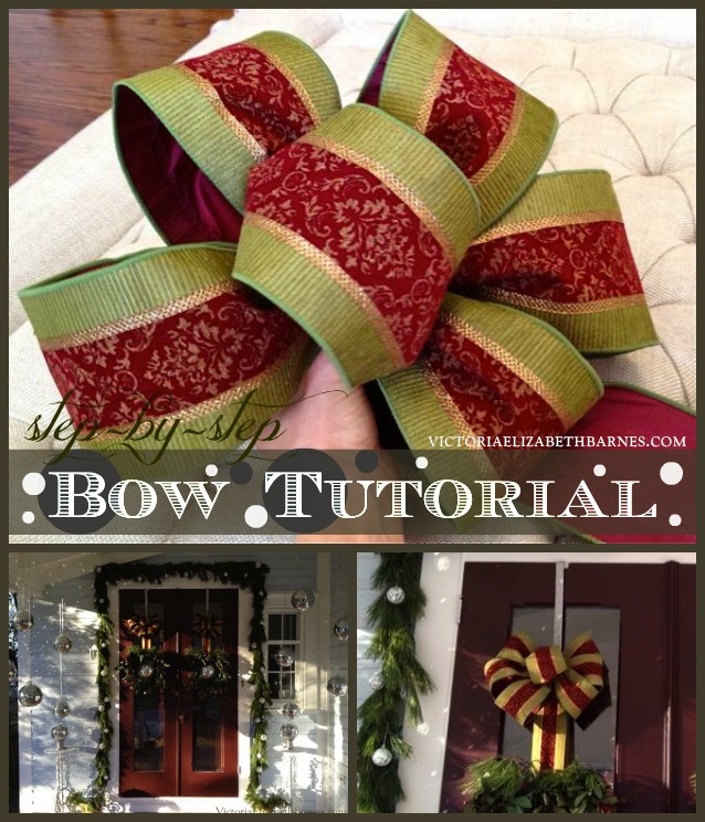 how to make a bow step by step for christmas decorating wreaths, christmas decorations, crafts, seasonal holiday decor, wreaths, Step five wrap your loops with string or floral wire You want to fasten the center tightly Don t forget to leave enough string to fasten the bow to the wreath gift mantel bannister wherever you re putting it