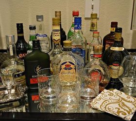 decorate you use your alcohol bottles to decorate bar cart, home decor, Do you decorate with your liquor bottles