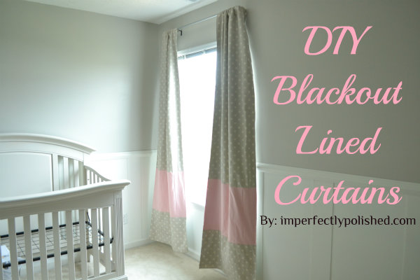 diy blackout curtains with colorblock stripe, crafts, diy, reupholster, window treatments
