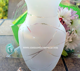 mother s day diy frosted vase and how to arrange store bought flowers, crafts, home decor