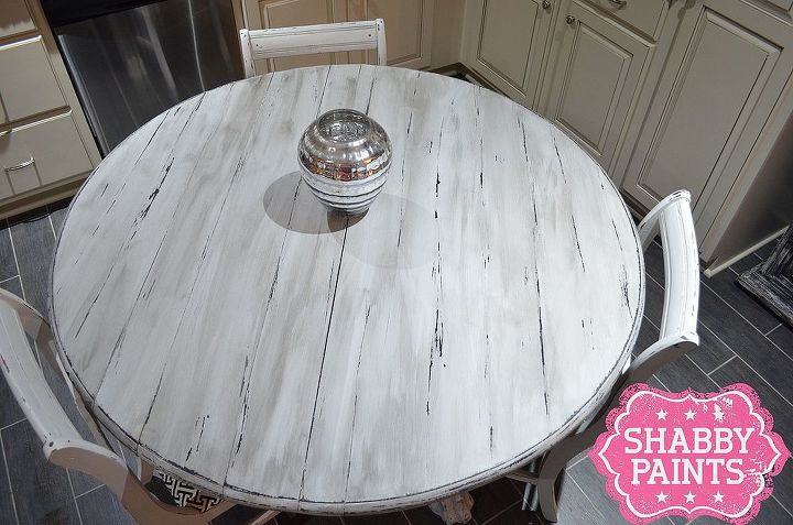 faux plank table embrace the imperfections, kitchen design, painted furniture, Faux Plank table embrace the imperfections