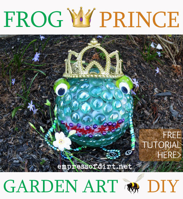 garden art frog prince tutorial gratuito, Confira meu blog para instru es completas e fotos Seu pr ncipe espera por voc