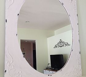 how to dress up a plain mirror, crafts, home decor, repurposing upcycling, Paint it