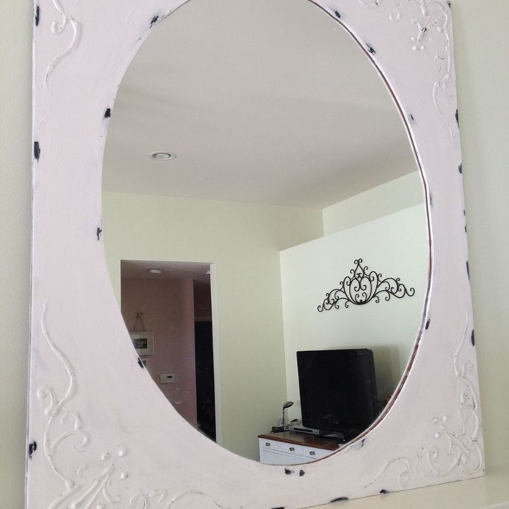 como decorar um espelho simples, pinte o