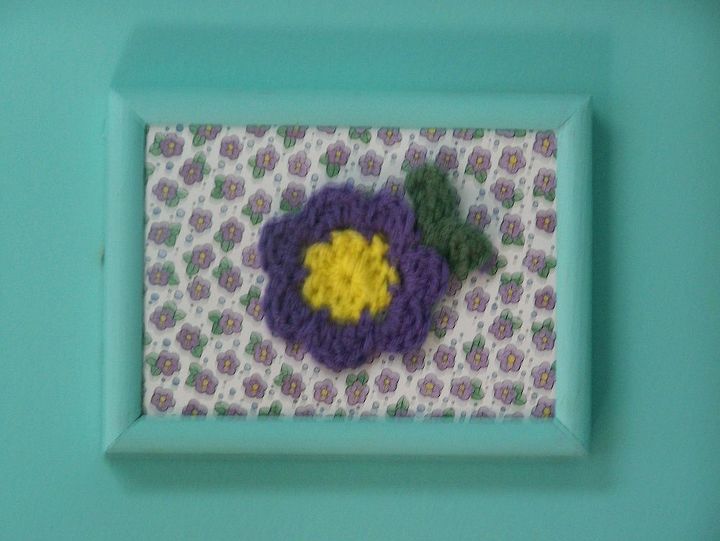 frame wall, flowers, home decor, fun paper and a hooky flower to match