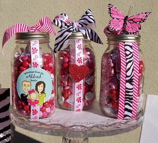 valentine s day valentines gifts valentine s day decorations, crafts, mason jars, seasonal holiday decor, valentines day ideas, wreaths, Treats in Mason Jars all make up and ready to spread the sugary love