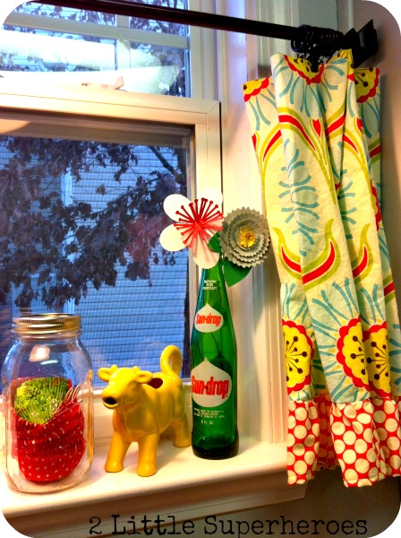 paper flowers in vintage soda bottles, crafts, repurposing upcycling
