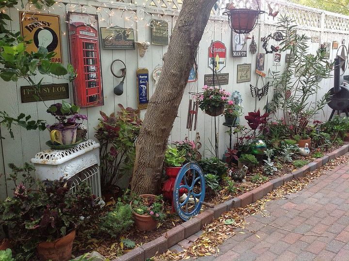 garden whimsey, gardening, I like to use antique pieces in my garden
