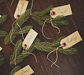 excellent how to s for holiday decorating, christmas decorations, crafts, seasonal holiday decor, Name cards for Entertaining