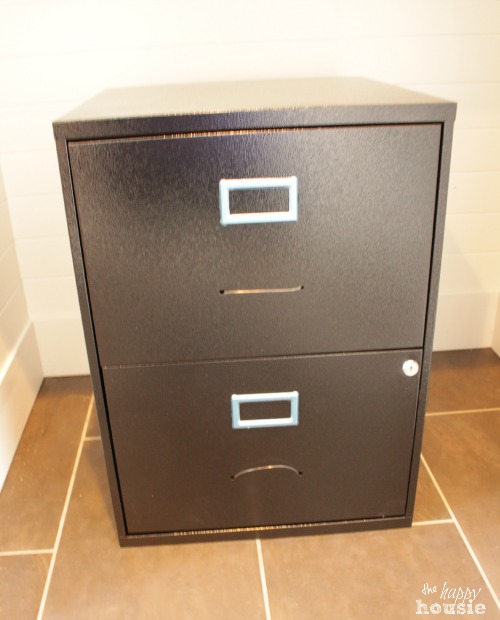 transform a boring black box file cabinet into a one of a kind beauty, chalk paint, cleaning tips, craft rooms, kitchen cabinets, painting, storage ideas