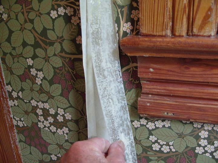 how to properly put up wallpaper, how to, painting, wall decor, removing the strip