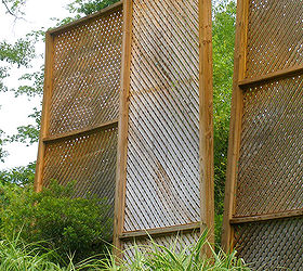 creating backyard privacy, outdoor living, A baffle or series of baffles provides inexpensive instant privacy