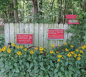 yard signs, fences, gardening, This is a fence that hides out propane tank