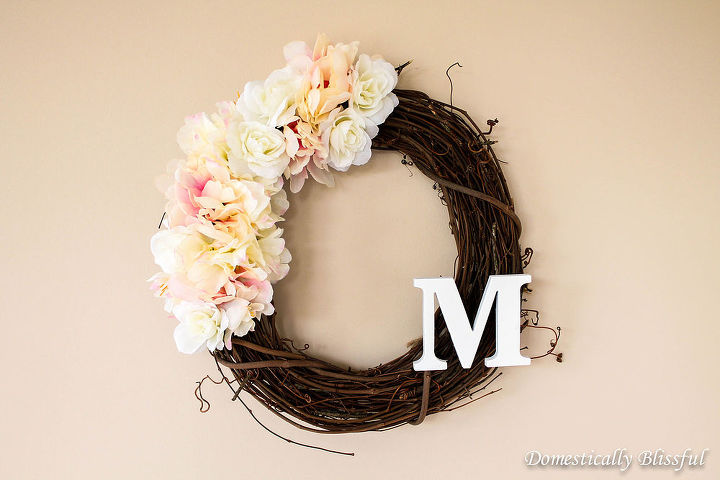 spring flower wreath, crafts, seasonal holiday decor, wreaths