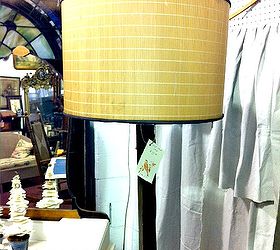 coat rack into floor lamp, lighting, repurposing upcycling