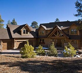 exteriors of log cabins homes, architecture, This elegant home is constructed entirely from concrete and cedar products