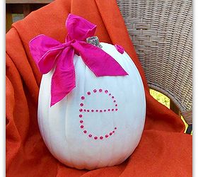 personalized and pink pumpkin, crafts, Personalized and Pink Pumpkin