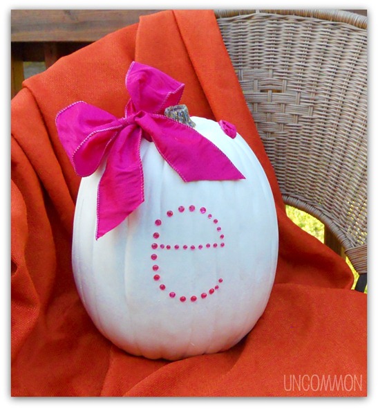 personalized and pink pumpkin, crafts, Personalized and Pink Pumpkin